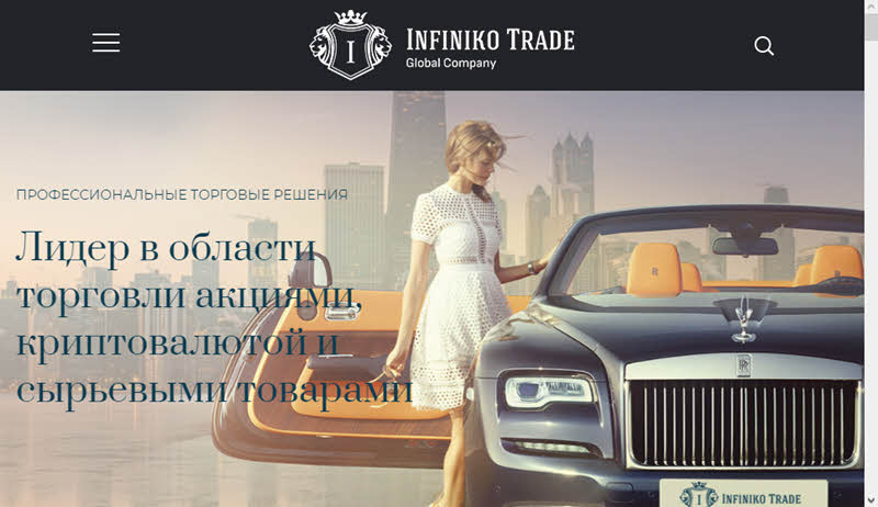 сайт брокере Infiniko Trade