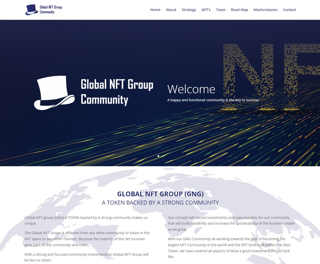 Сайт компании Global NFT Group обзор