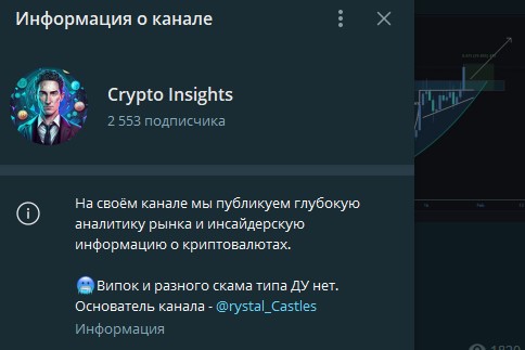 Информация о канале Crypto Insights