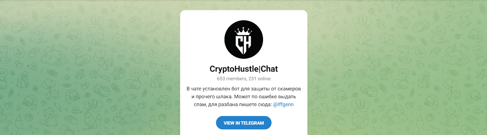 cryptohustle telegram